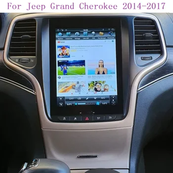Android 13.0 Avtoradia Za Jeep Grand Cherokee 2014 - 2017 Tesla Slog Multimedijski Predvajalnik Carplay Auto Stereo Vodja Enote Autoradio