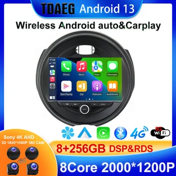 Android 13 8G+256G Avtomobilski Stereo Radio BMW Mini F54 F56 2011 - 2020 GPS Multimedijski Predvajalnik Videa, 2 Din DVD RDS Zvočniki CarPlay