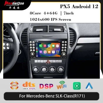 Android AutoRadio Za Mercedes Benz Slk Razred R171 Slk200 Slk280 Slk300 Zaslon Na Dotik CarPlay Večpredstavnostna Navigacijo Gps Wifi