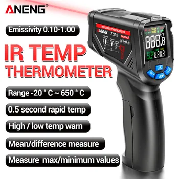 ANENG TH05 Digitalni Infrardeči Toplotni Merjenje IR laser Senzor Pištolo Vezja Industrijske Testiranje Talne Ogrevanje Cevi Temperatura Tester