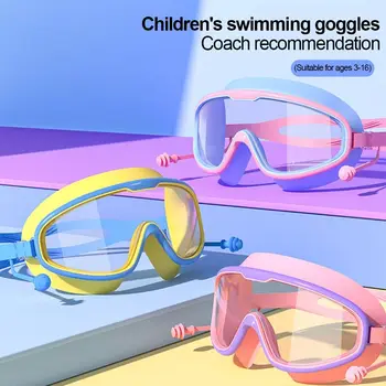 Anti Fog Ne Pušča Jasno, Plavanje Očala za Otroke Malčka 3-15 Fantje Dekleta Bazen Plaži, Plavanje Očala