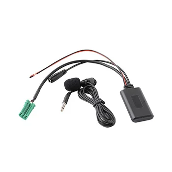 Avto Bluetooth 6Pin Mini ISO AUX V 3.5 MM Audio Jack Izmenljive Mikrofon za Renault Updatelist Tunerlist CD Modeli