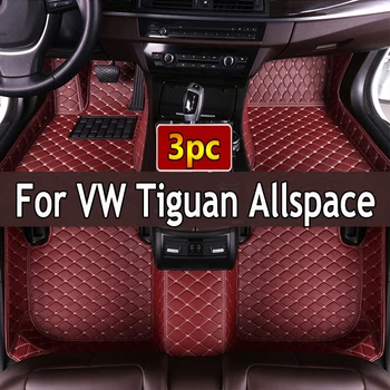 Avto Preproge, Talna Za Volkswagen Tiguan Allspace LWB 2017~2022 7seat Usnje Ne Računalnik Polje Pod Voznik Sedež Avto Dodatki