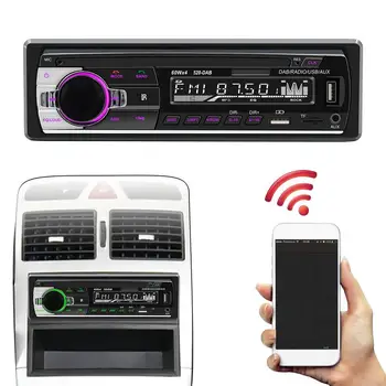 Avto Radio Din MP3, Video Predvajalnik, ki Podpira USB Flash Drive TF Kartice Modri Zob Prostoročno ISO Stereo Audio Sistem