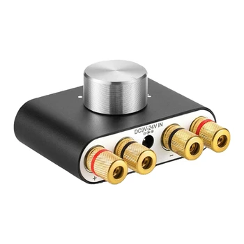 Bluetooth Digitalni Avdio Ojačevalec Black Dual 50 W Hi-fi Stereo Dom Avdio Sprejemnik Za Zvočnike, Predvajanje v Računalniku Glasbo, ki NAS Plug