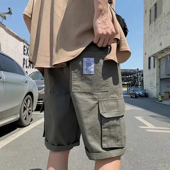 Delovna oblačila hlače za moške korejski ohlapna Hong Kong slog vsestranski pet kos hlače trend internet slaven priložnostne hlače
