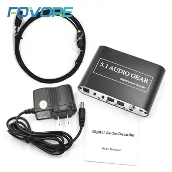 Digital Audio Dekoder 5.1 Audio Orodje DTS/AC-3/6CH Digitalni Audio Converter za PS2 PS3 HD Predvajalnik /Blu ray DVD/XBOX360