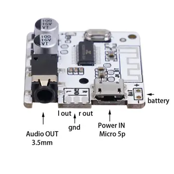 DIY Bluetooth Audio Sprejemnik odbor Bluetooth 4.0 4.1 4.2 5.0 MP3 Lossless Dekoder Vozilu Brezžične Stereo Glasbe Modul 3.7-5V