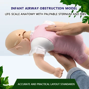 Dojenčka infarkt model za Malčke obstrukcijo dihalnih poti, usposabljanje model Cardiopulmonary reanimacijo model Heimlich prve pomoči, usposabljanje