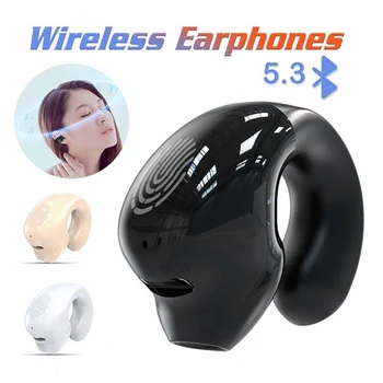 Eno za v Uho Posnetek na Slušalke TWS Bluetooth 5.3 Slušalke Brezžična Slušalka Z Mikrofonom Šport Nepremočljiva Prostoročno Slušalko