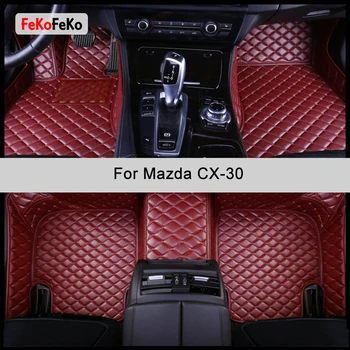 FeKoFeKo po Meri Avtomobila, predpražnike Za Mazda CX-30 CX30 Auto Dodatki Stopala Preprogo