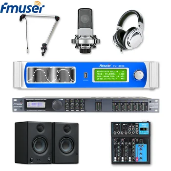 FMUSER BS-2M FM Radijski Oddajnik Paket Opreme Za Oddajanje Studios In Radijske Postaje.