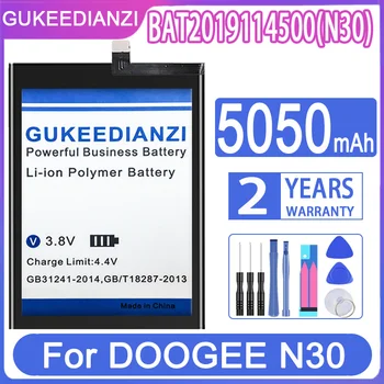 GUKEEDIANZI Za DOOGEE N30 Baterije 5050mAh Mobilni Telefon Zamenjava Backup Batteria BAT2019114500 Batterie Za DOOGEE N 30