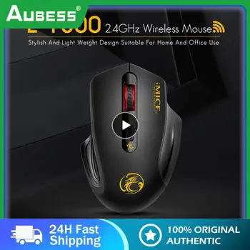 Gumbi Mišk 2.4 g Wireless Mouse Mini Optična Miška Igra Doma Mišk Tišina Ergonomska Miška Za Računalnik Pc 4 Gumbi