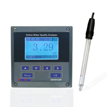 Kakovost vode Sistema za Spremljanje LCD Barve Industrijskih Online pH/ORP Analyzer pH Meter