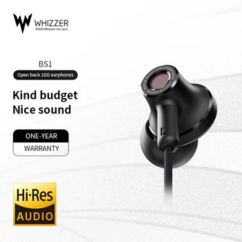 Keephifi Whizzer BS1 Dinamičnega Voznika in-ear Monitor Hi-fi Slušalke Odprte nazaj Slušalka Žične Slušalke Glasbo, Slušalke bs1 iem