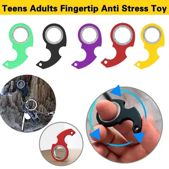 Keychain Fidget Kolesce, Žepne velikosti, Plastični Pripomoček, Najstnike, Odrasle Prsta Anti Stres Igrača Predenje KeyRing Pogodbenice Prednost Darila