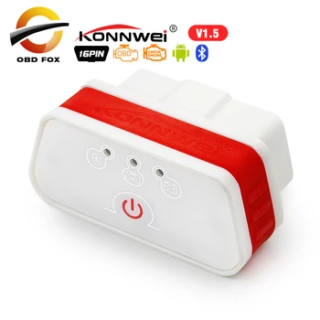 KONNWEI KW901 ELM327 OBD2 Bluetooth Avto orodje za Diagnostiko KW 901 brest 327 wifi za Android/IOS 2017 Novo kodo optičnega bralnika