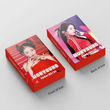 Kpop IVE Jang Zmagal Mladi Val Dopisnica Nov Album Lomo Kartice Foto Tiskanje Kart Plakat Slika Navijači Darila 55Pcs/Set