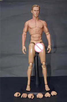 Lutke Ryan Gosling Moški Glavo Carving Skulptura DIY Slika Mišice Telesa Vojak Igralec Igrače 1/6 Vojak Model za 12