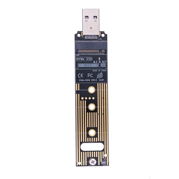 M. 2 NVME SSD USB 3.1 Adapter M. 2 NVME USB 3.1 Adapter M. 2 NVME Na USB-3.0 Notranji Pretvornik Kartico PCI-E/M. 2 Nvme SSD