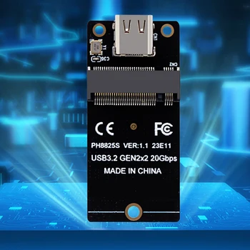 M. 2 Tip C SSD Adapter USB3.2 Gen2x2 NVME Pretvorbo Odbor 20Gbps Adapter svet ASM2364 2000MB/s za SSD 2230/42/60/80