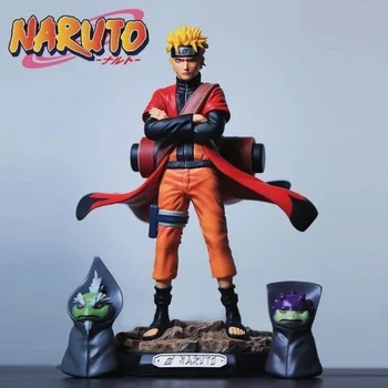 Naruto Uzumaki Naruto Sage Akcijski Anime Številke PVC Igrač Shippuden Zbiralec Figur Uchiha Sasuke Brinquedos Model Lutka Figma