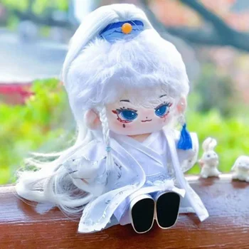 Ne atribut Beli las za Mladoletnike Plišastih 20 cm Lutka Polnjene Oblačila Obleko Gor otroške Igrače Za Dekle Anime Igrače Slika Darila