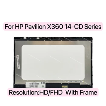 Novih 14 cm, Za HP Paviljon x360 14 CD 14-CD 14M-CD-14-DD 14M-CD0001DX L20553-001 LCD-Zaslon na Dotik Skupščine HD FHD