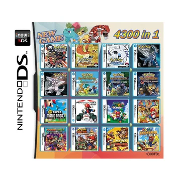 NOVO 4300 v 1 DS Igre Kartuše Video Igra Konzola Kartico za NDS 2DS NDSL 3DS Serije Ročni Igralec