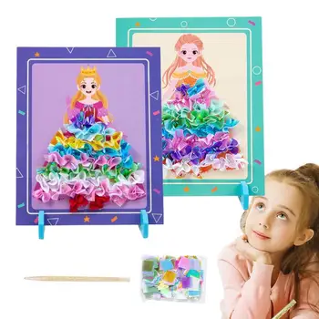 Obleko Gor Nalepke Princesa Obleko Gor Nalepke, Knjige, Da Svoje Princesa Nalepke Ročno Izdelane DIY Suniti Zabavo Otrok je Slikarstvo Za