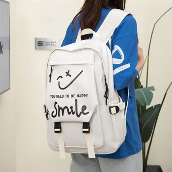 oblikovalec vesel obraz dekleta, fantje, nahrbtniki najstnikov šolsko torbo jedrnato računalnik bagpack knjige, torbe nepremočljiva oxford krpo
