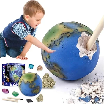 Otrok DIY Arheološka Izkopavanja Igrače Osem Planetarni Omete Raziskovanje Igrače Izobraževanje Planet Izkopa Igrače Darila
