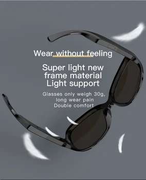 Pametna očala HD glasovni klic TWS Bluetooth glasbe touch kontrole očala anti-modra svetloba očala IP5 nepremočljiva sončna očala