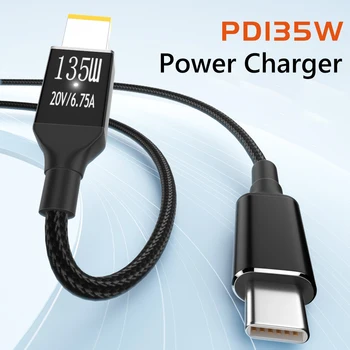 PD135W Hitro Kabel za Polnjenje 6.75 A 20V 2m Kabel Kabel Smart Čip S Lučka za Lenovo Legije Y9000P Y9000K