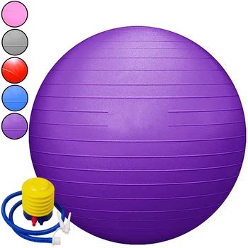 Pilates Joga Žoga,Stabilnost Žogo Anti-Slip Anti-Burst Trening Žoga z Črpalko, Bilance za pisarne,Doma,v Telovadnici,nosečnica