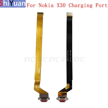Polnjenje prek kabla USB Priključek Odbor Flex Kabel Za Nokia X30 polnilni Priključek Flex Nadomestni Deli