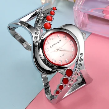 Posebni Modni Ženski ure Ženske Zapestnico Watch Quartz Crystal Luksuzni reloj Nosorogovo eleagnt mujer saati feminino relogio