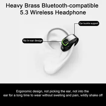Prenosna Brezžična Slušalka 20HZ-20KHZ, ki Niso V uho Indikator LED Brezžične Slušalke Poslušanja Glasbe