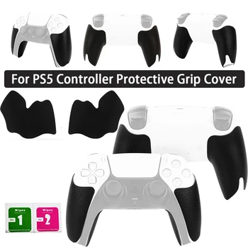 Preprečiti Spolzka Absorbirajo Znoj Kože Anti-slip Silikonski Nalepke Gamepad Grip Ročaj Kritje Za PS5 Krmilnik Zaščitna Oprijem Primeru
