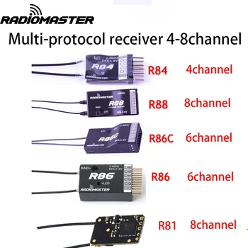 Radiomaster Multi-Protocol Sprejemnik R81 R84 R86 R86C R88 4CH 6CH 8CH Receptor SBUS RSSI za FRSKY D8 D16 TX16S SE RC FPV brezpilotna letala