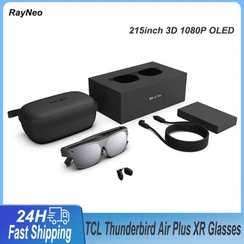 RayNeo TCL Thunderbird Air Plus 3D Očala XR Prenosni AR Z 215 palčnim 1080P OLED Dvojni Zaslon Za Video Igre Movie
