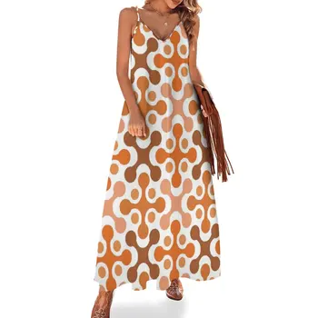 Retro 60-ih letih Vzorec 14 Obleko brez Rokavov ženske formalne priložnosti obleke prom oblačenja 2023