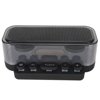 RGB Bluetooth Zvočnikov za Avto, Prenosni Zvočnik Tip C Polnjenje Bluetooth Subwoofer Zvočnik Z Mehansko Tipkovnico Gumb