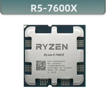 Ryzen 5 7600X R5 7600X 4.7 GHz, 6-Core 12-Nit CPU Procesor 5NM L3=32 MILIJONOV 100-000000593 Vtičnico AM5 Nova, vendar brez hladilnika