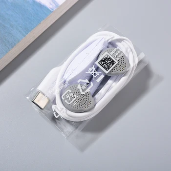 Samsung Galaxy S20 S21 FE Note20 S23 Ultra USB Tip C Slušalke Visoke Kakovosti V Uho Žično Slušalko Z Mikrofonom Slušalke Za Note10+
