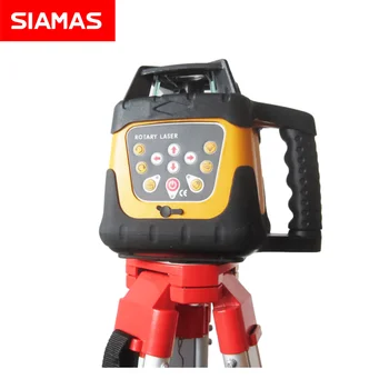 SIAMAS rotacijski laser ravni 500m rdeče rotacijski laser orodje, s sprejemnikom 360-stopinjski self-izravnavanje rotacijski laser