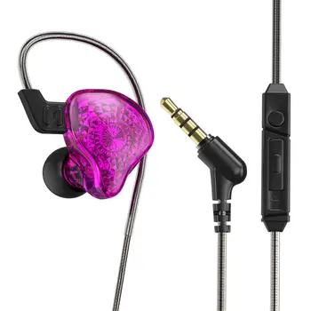Slušalke, ki Visi V uho z Mic Žične Slušalke s Svetlobo PC Telefon Universal 3,5 mm Priključek za Žične Slušalke