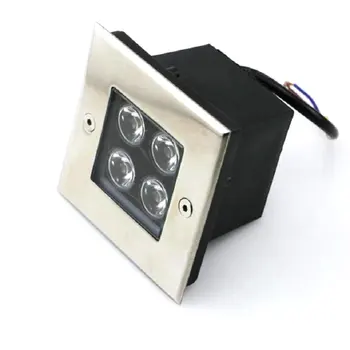 Square LED Podzemnih Svetlobe AC85V-265V Bar/Btage/Vrt Nadstropje Zunanja Razsvetljava