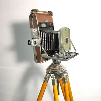 Starinsko kamere iz leta 1950, usnje votlini kamere, 95b zaklopa delo, majhnih napak, rekviziti in okraski